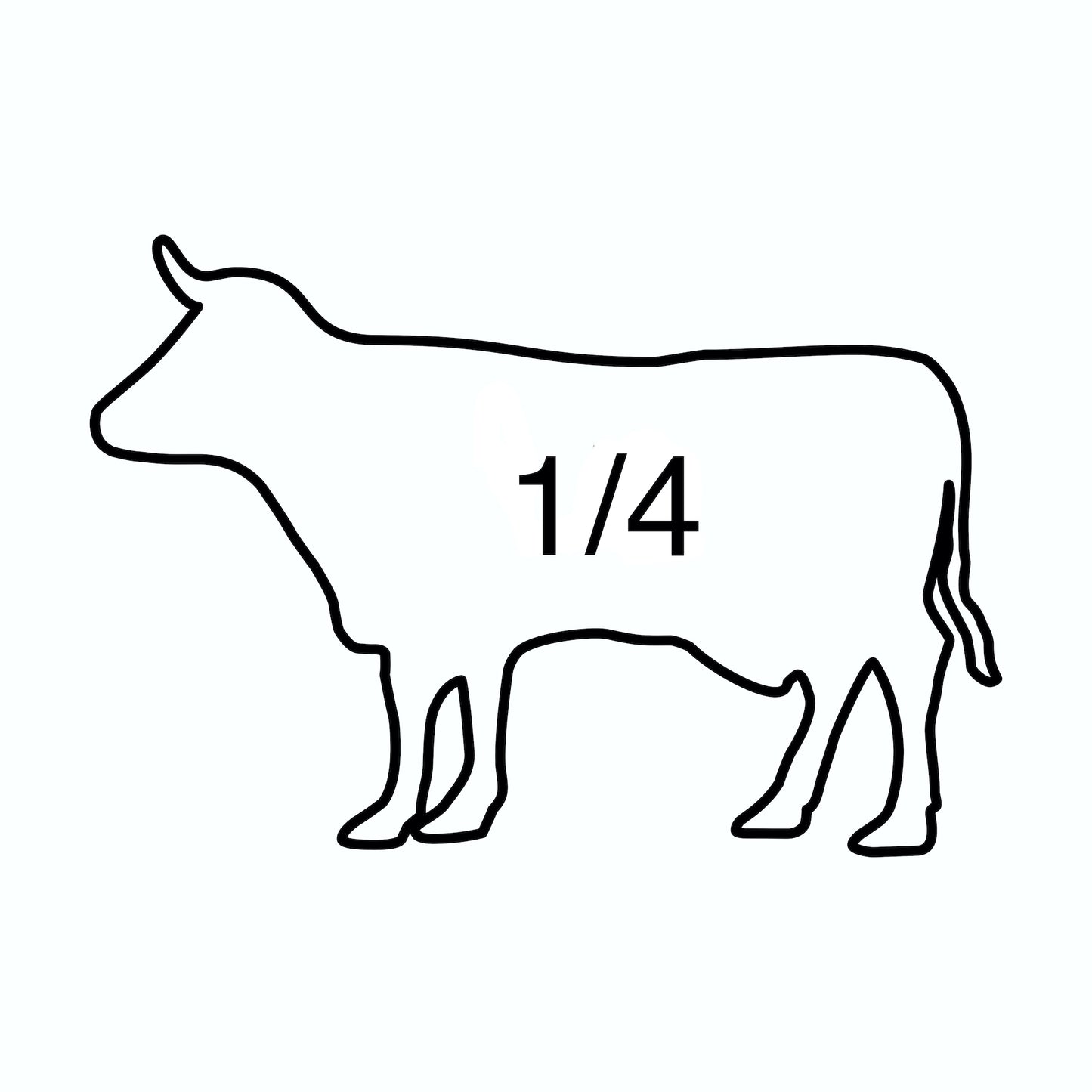 Freezer Beef 1/4 Steer (DEPOSIT)